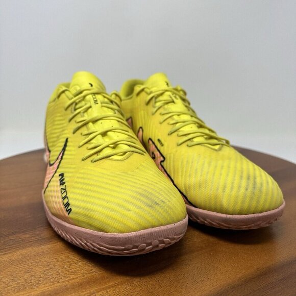 Nike Zoom Vapor 15 Mercurial Academy Yellow Cleats Size 13 DJ5633-780 - Picture 2 of 15